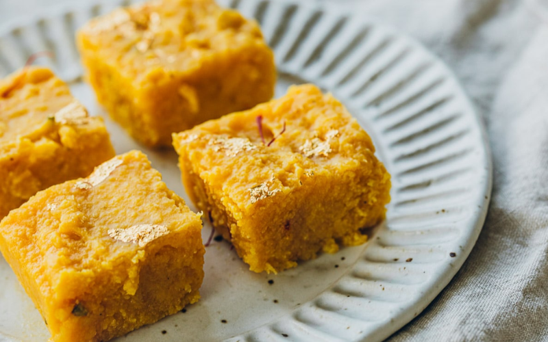 Mango Malai Barfi